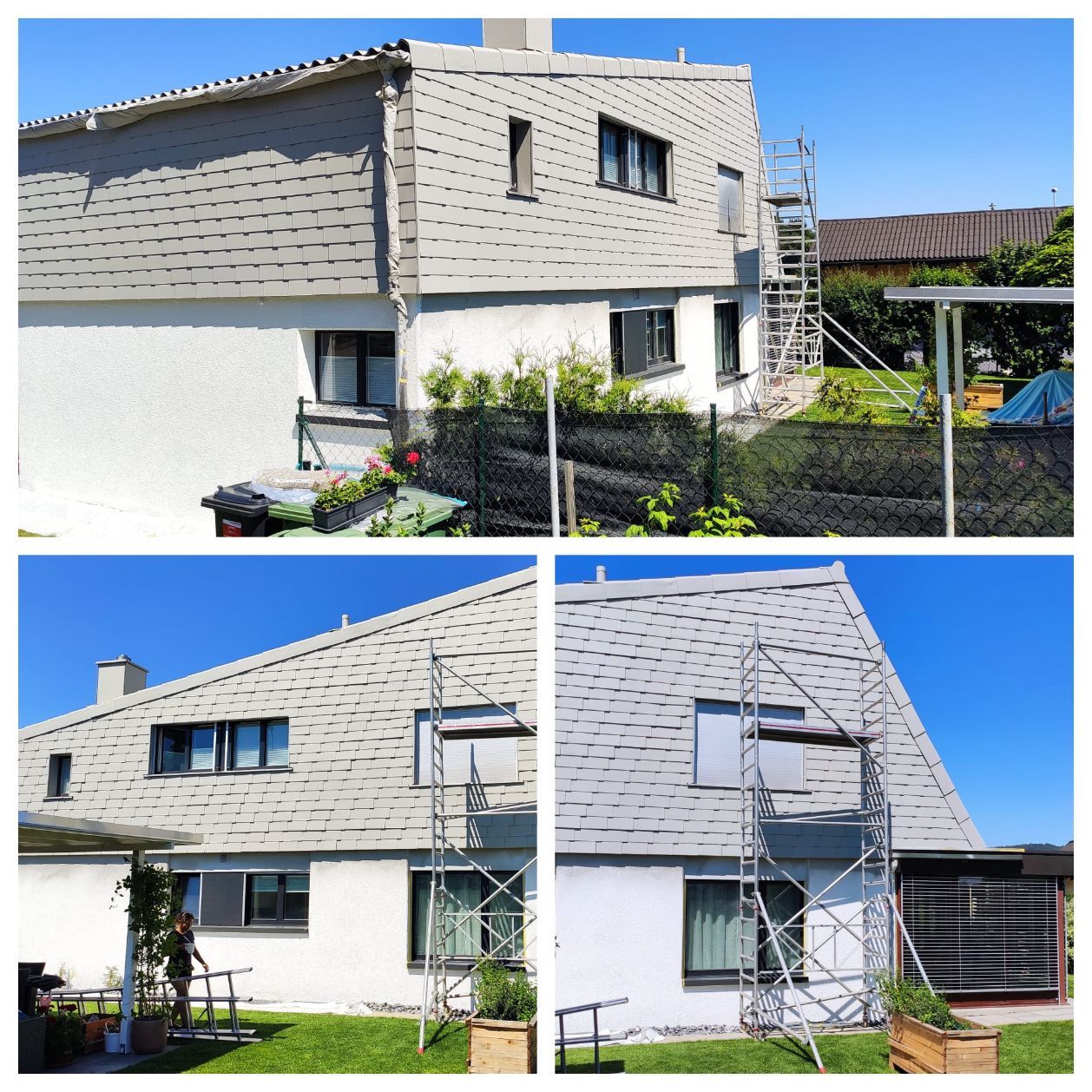 Eternit Fassadenlackierung EFH Lachen