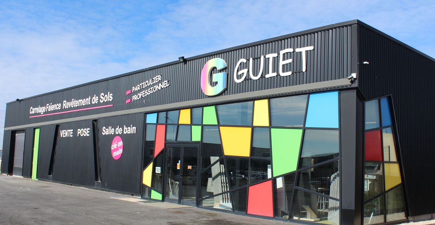 Devanture du magasin de Guiet SAS
