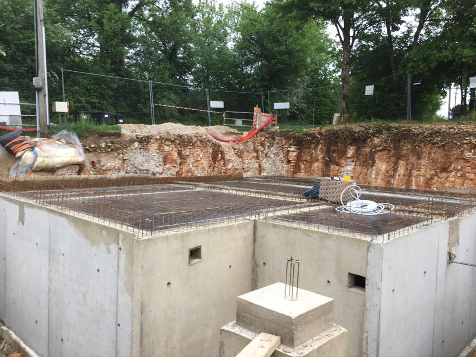 Installation électrique avant construction