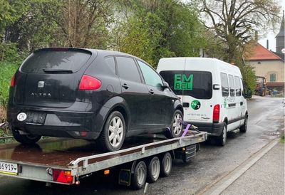 Vehicule EM BEL Transport + remorque