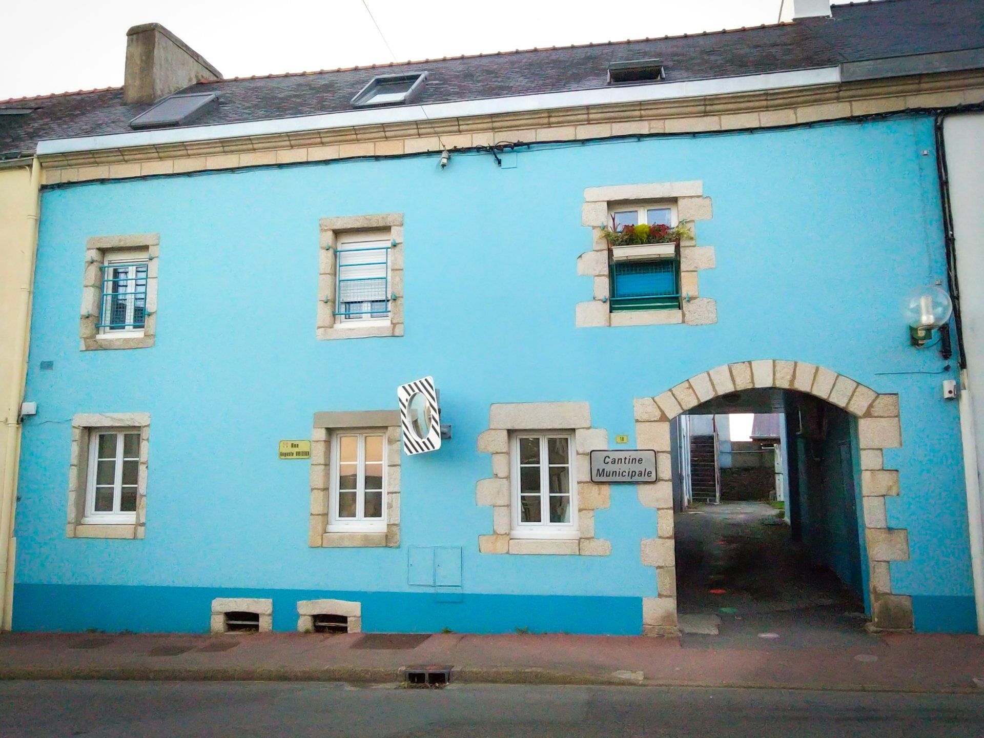 peinture extérieure bleu