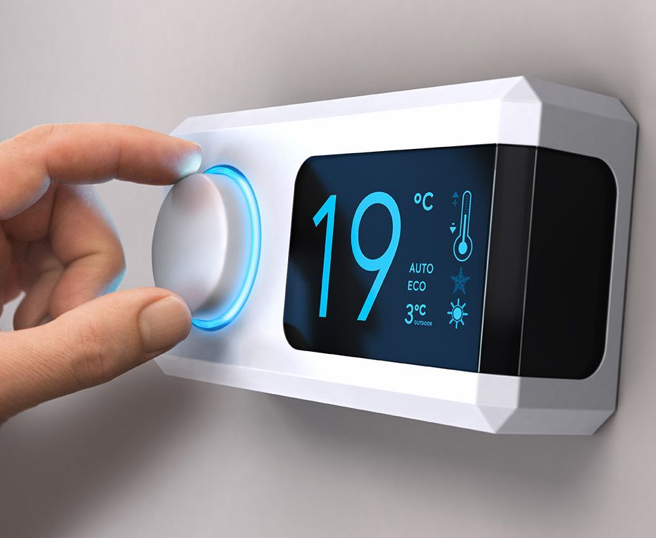 Thermostat avec affichage digital