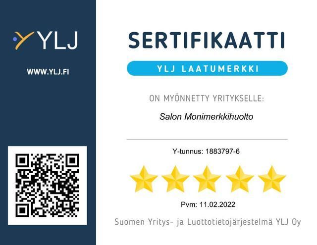 salonmonimerkkihuolto