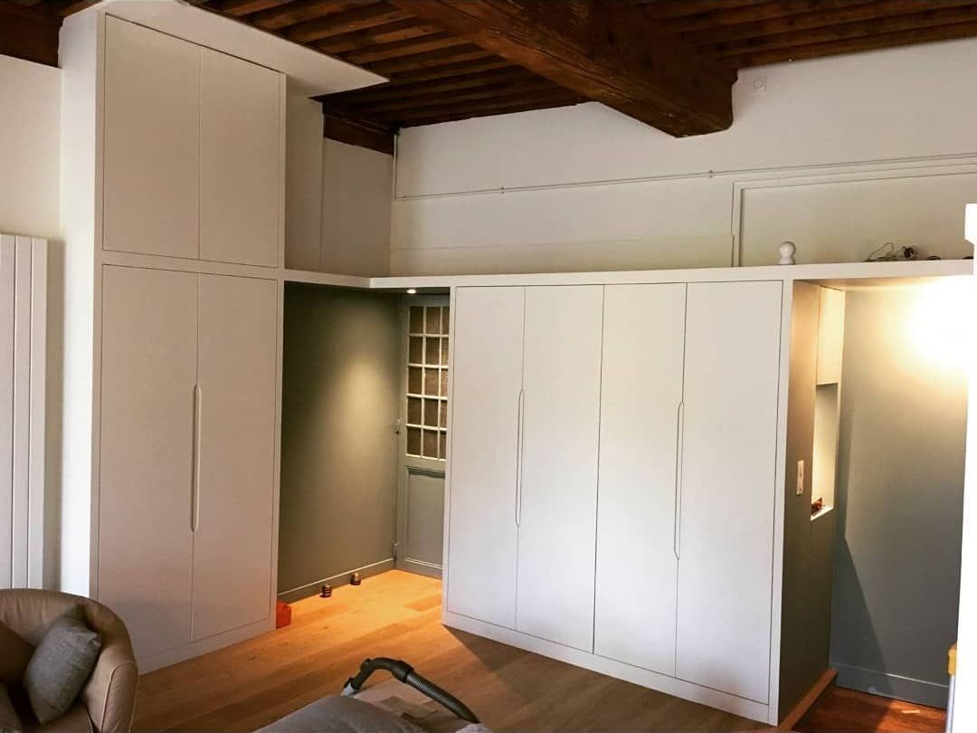 Grand dressing blanc sur mesure