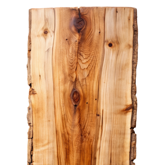 Une planche de bois avec de jolis nœuds
