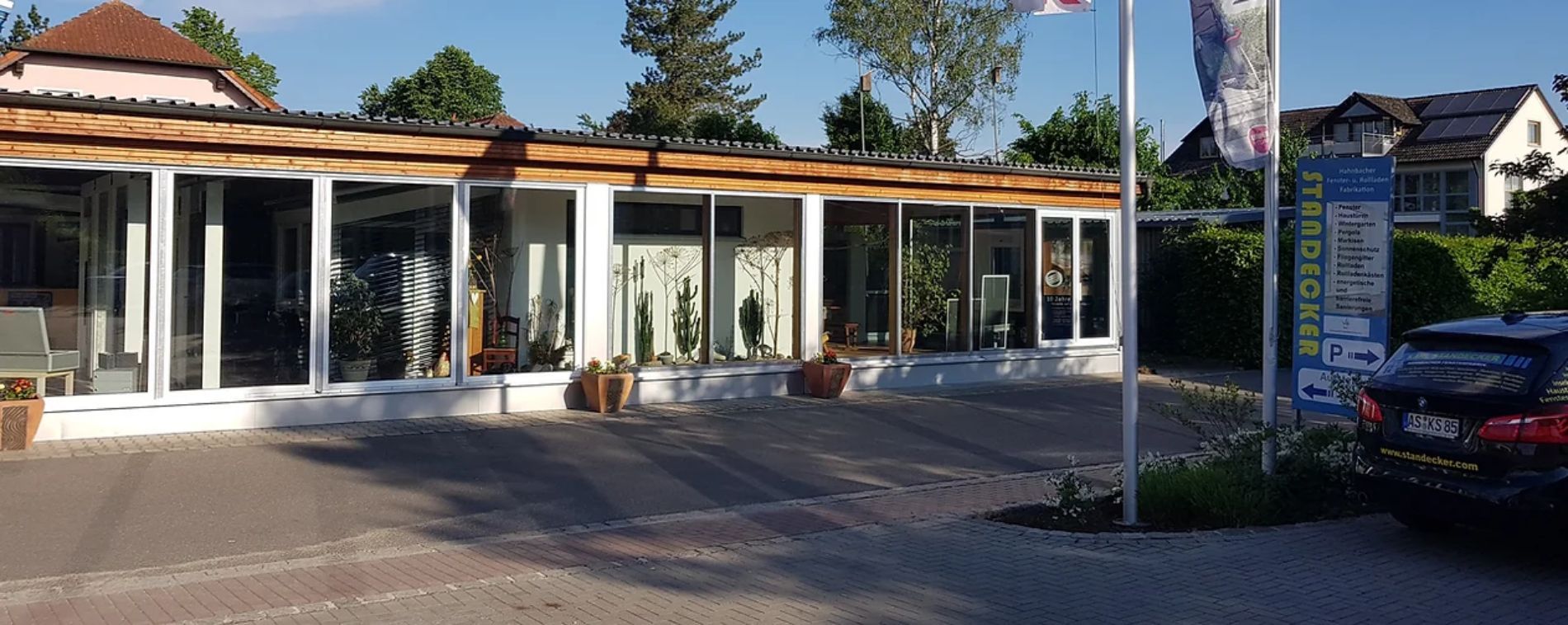 Terrasse und Haus