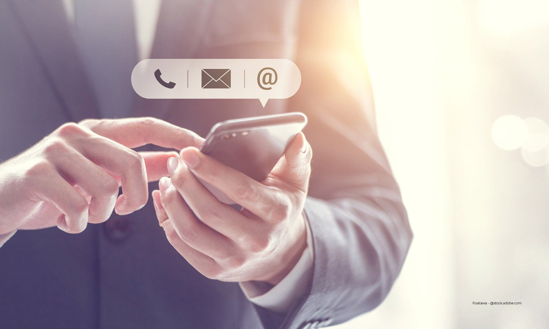 Smartphone in der Hand