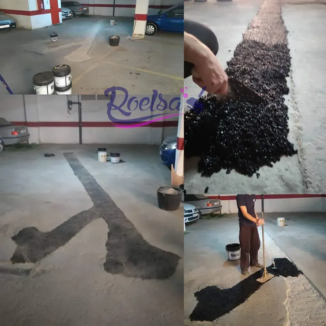 Un collage de dos imágenes con la palabra roelsa a la izquierda.