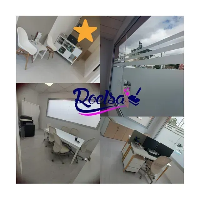 Un collage de fotos de una habitación con la palabra roelsa.