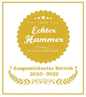 Siegel Gold Echter Hammer 2020 - 2022
