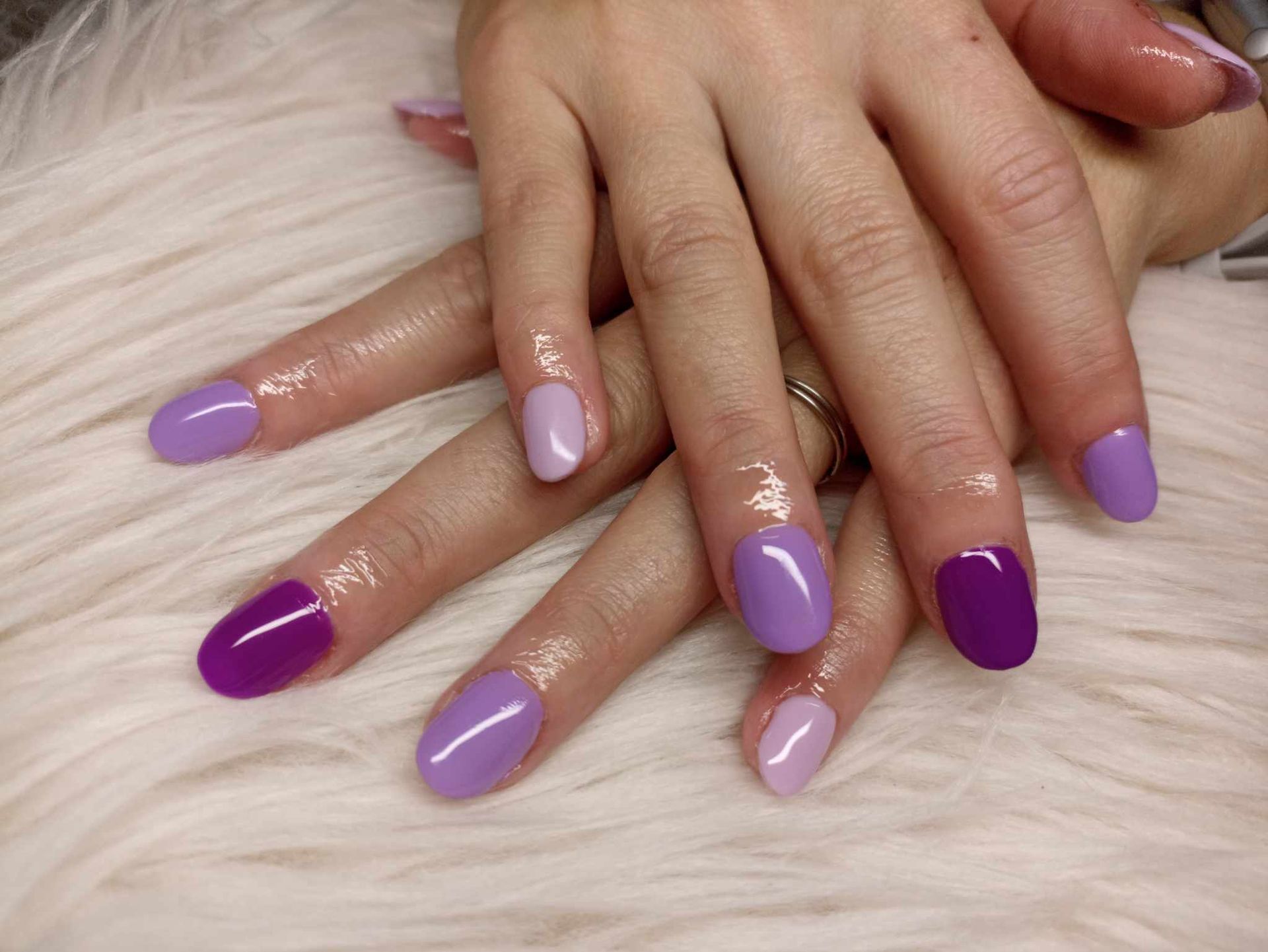 Ongles violets