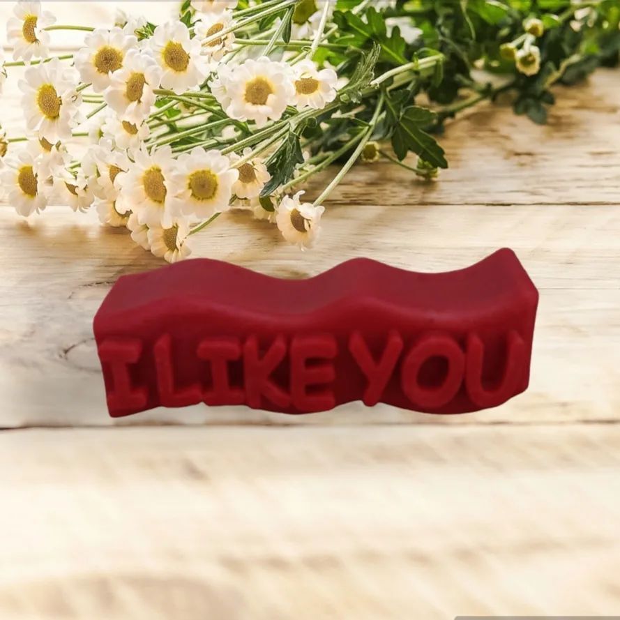 Bougie rouge I like you