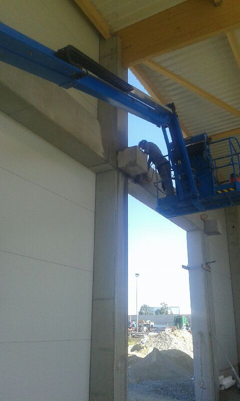 Sciage de blocs de béton pour ouverture