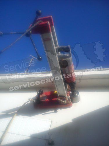 Sciage béton chez un particulier