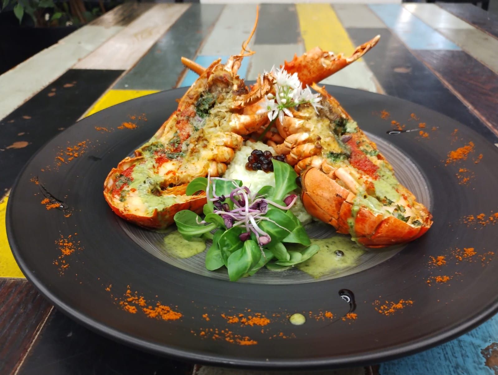 Gambas coupée en deux