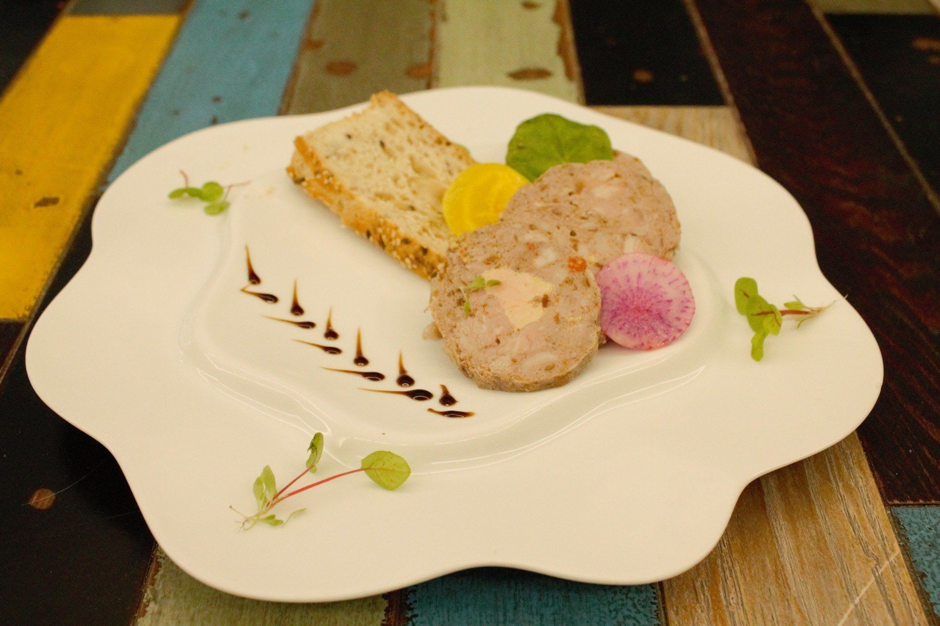 Entrée gourmande de l'Auberge du Val d'Ornain