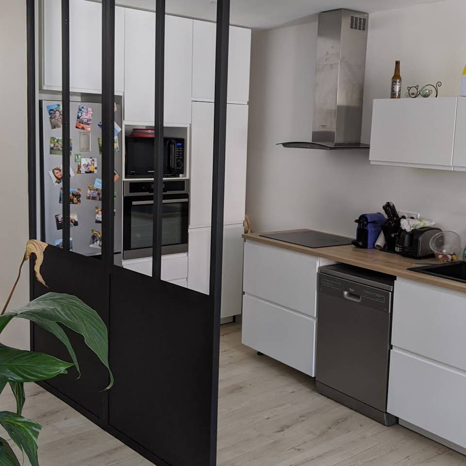 Verrière pour cuisine.