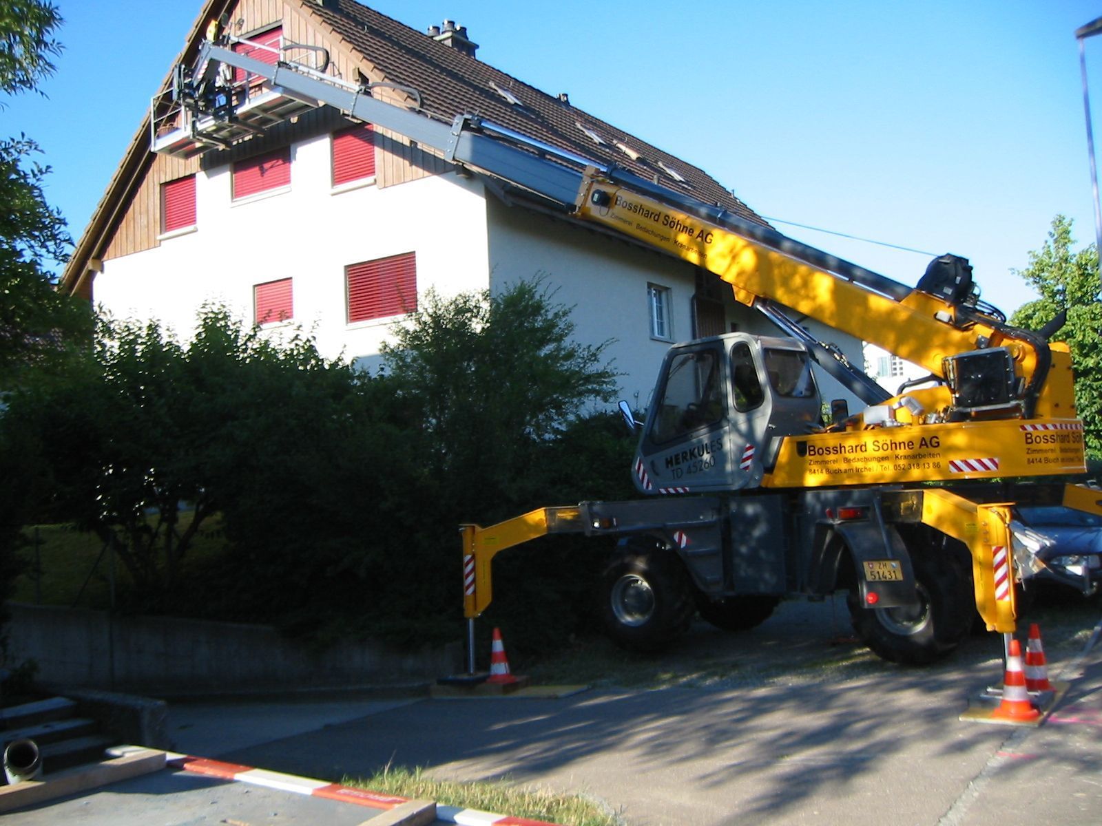 Kranarbeiten - Bosshard Söhne AG in Buch am Irchel