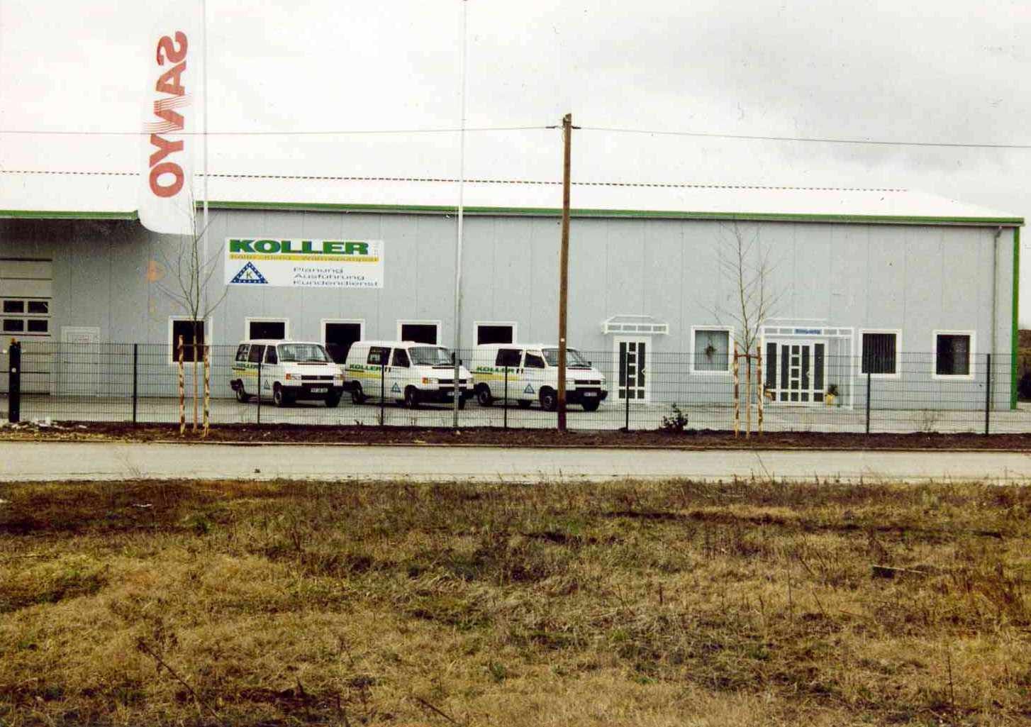 Das neue Koller Firmengebäude im Jahre 1993