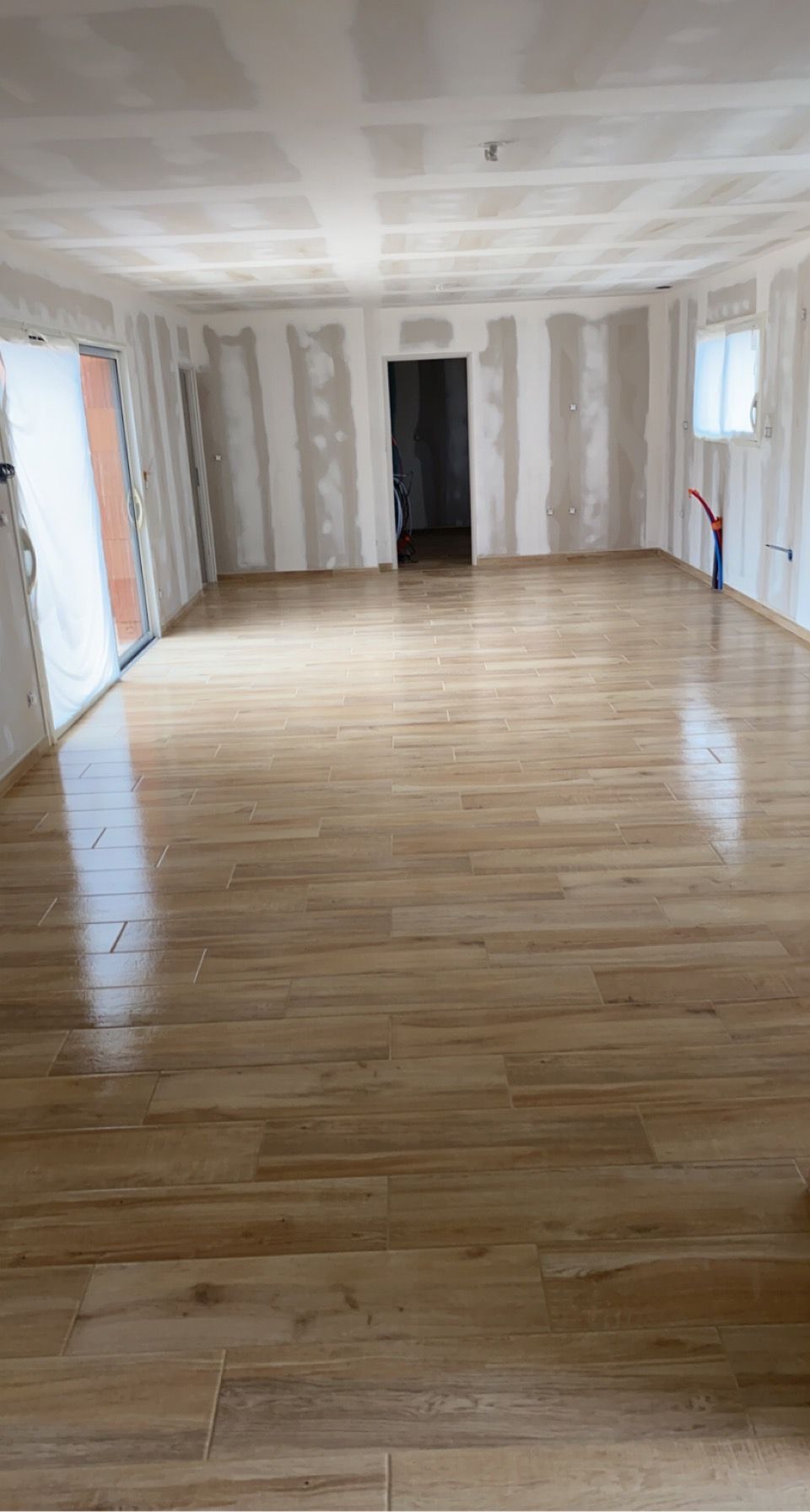 Carrelage effet parquet