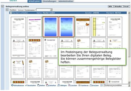 Belegverwaltung Datev