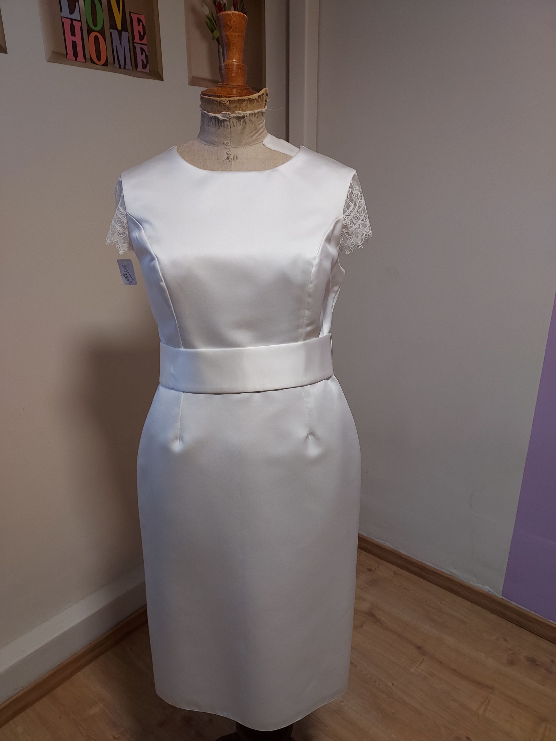 Robe droite mariage civil Orne