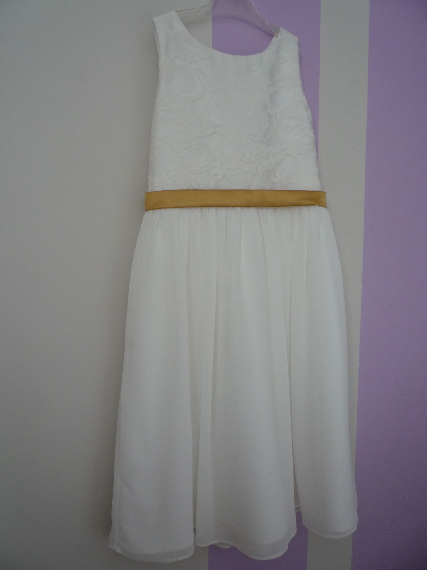 Robe de demoiselle d'honneur dentelle mousseline L'Aigle