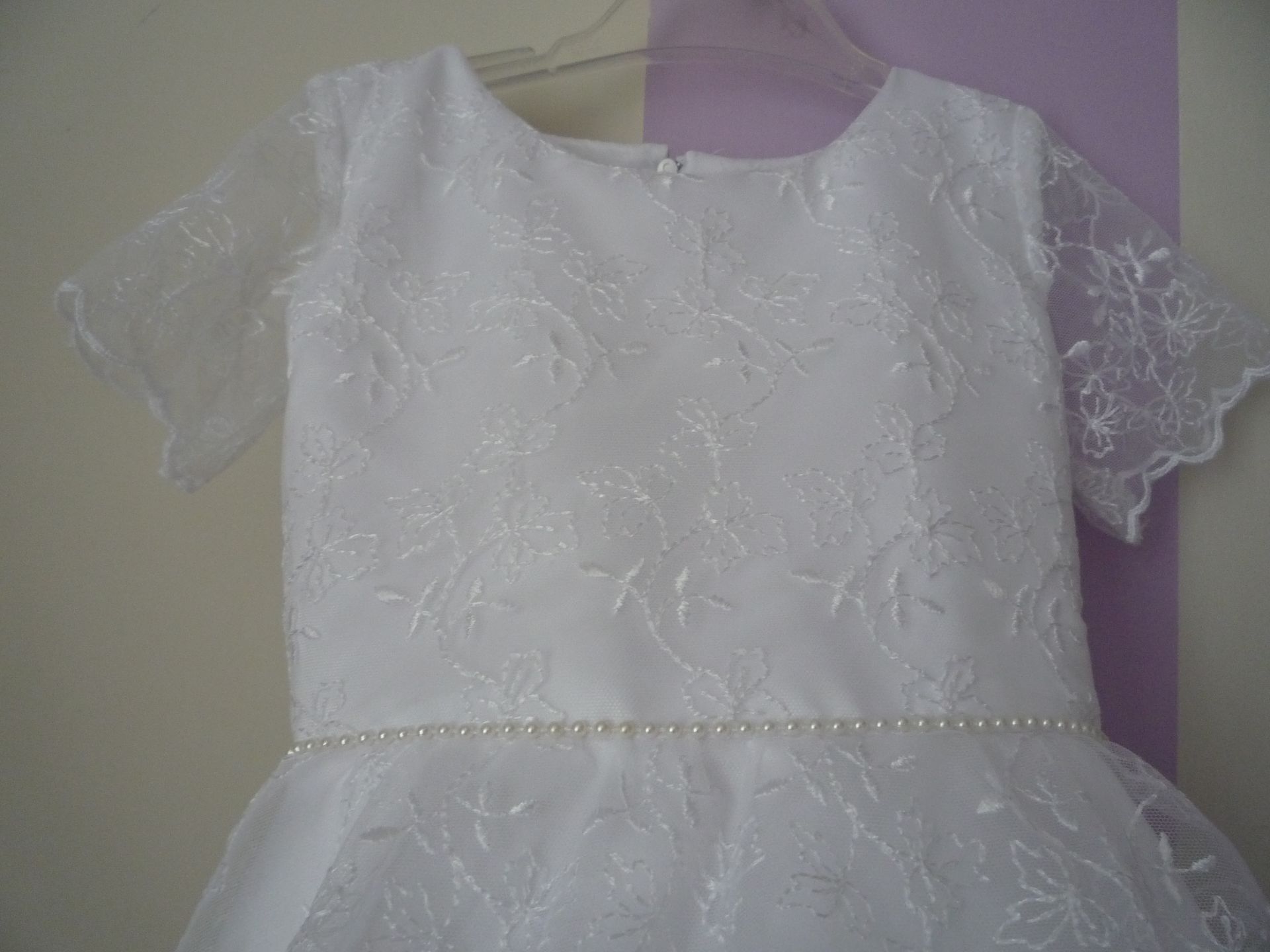 Robe de baptême tulle brodée Orne