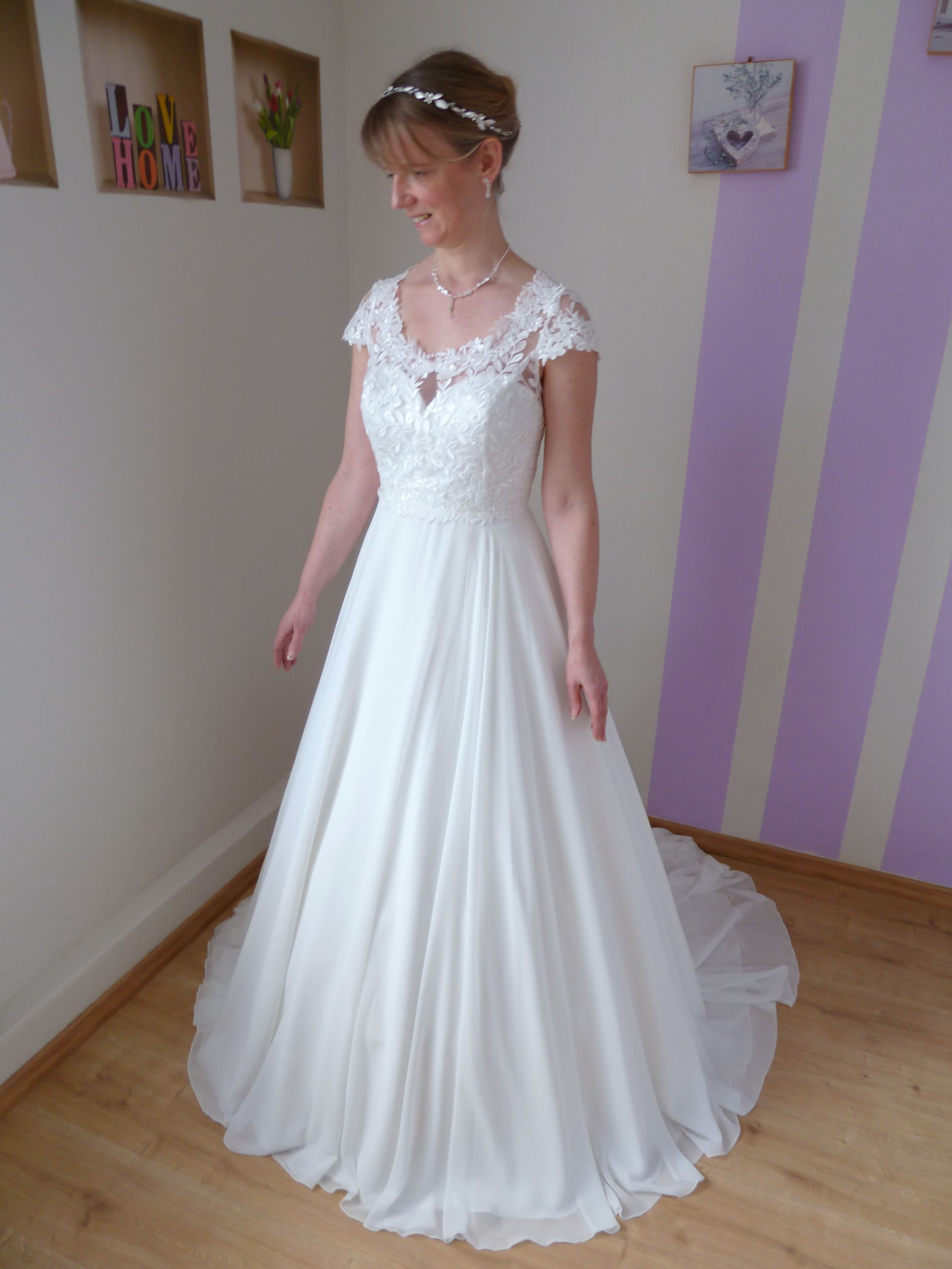 Robe de mariée romantique Orne