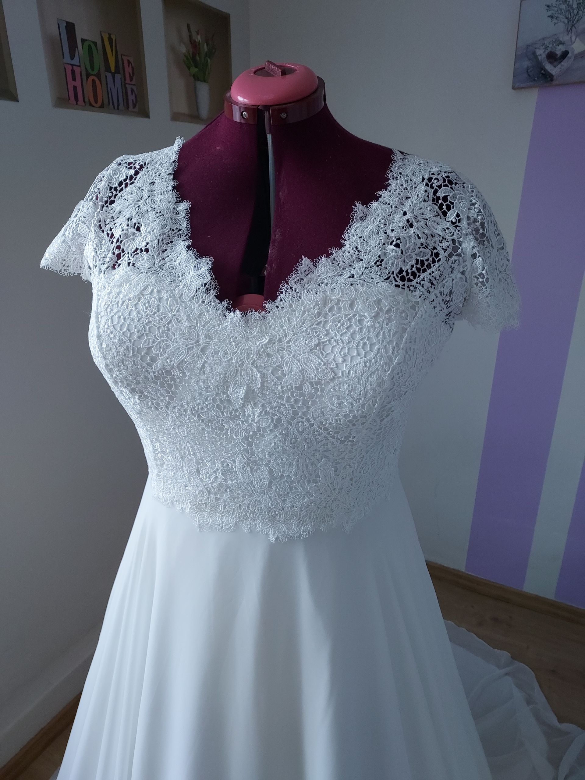 robe de mariée boheme grande taille        en Normandie     
