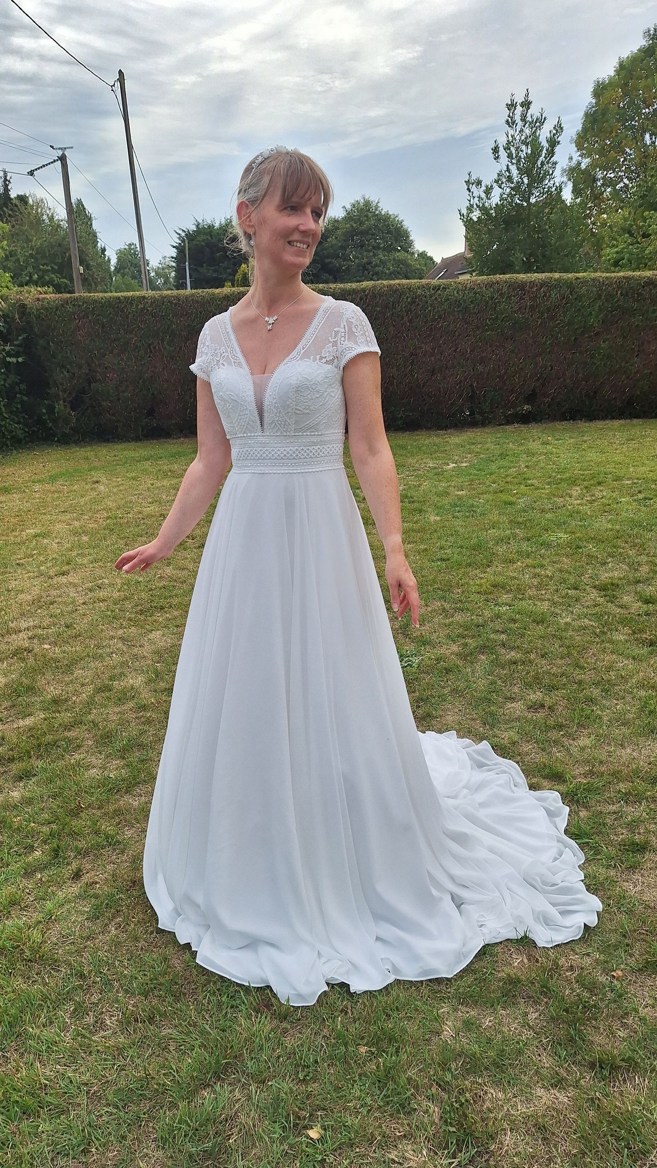 robe de mariée bohème romantique -Boutique robe de mariée Normandie Mariage près d'Argentan 