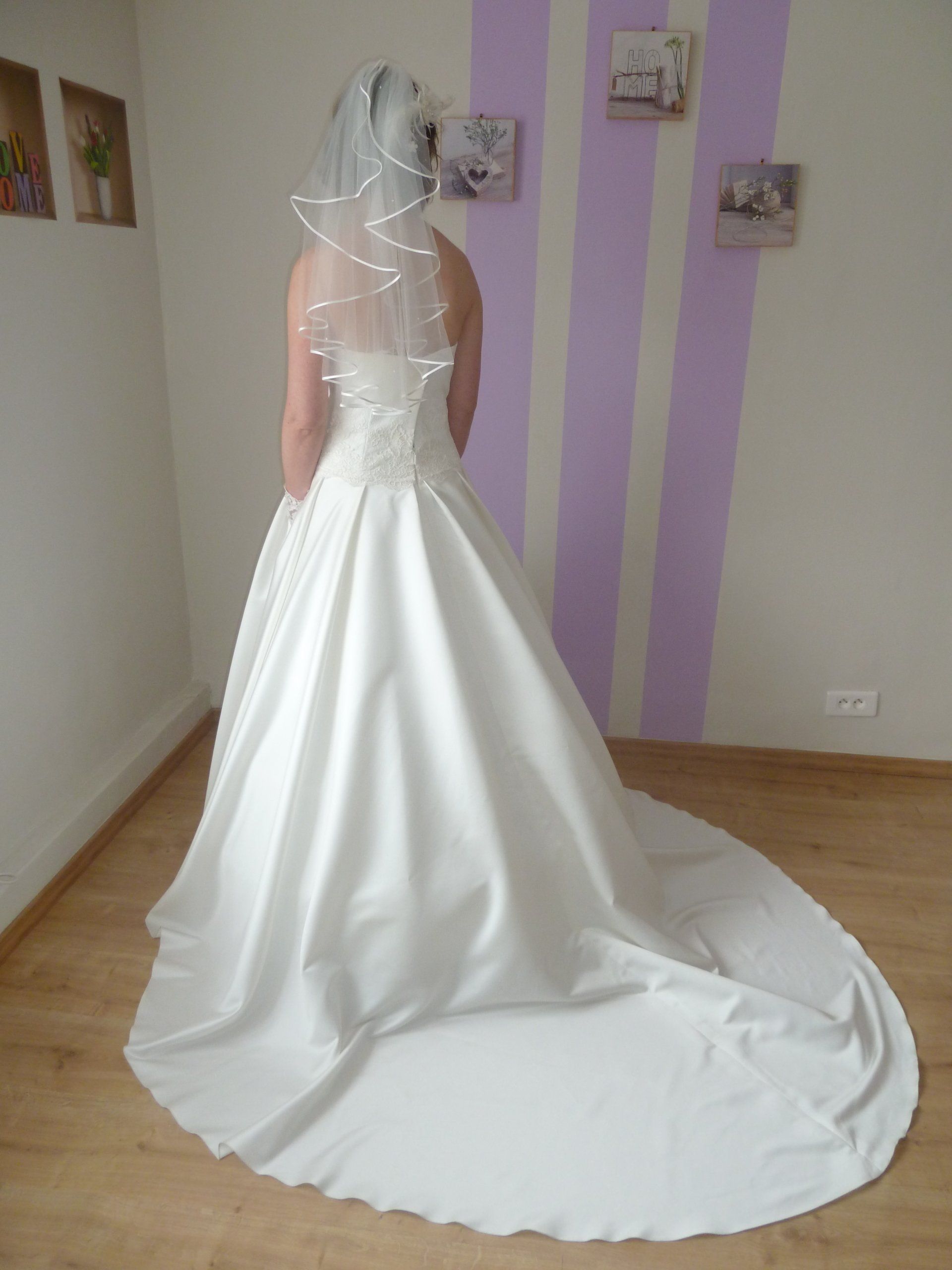 Robe princesse avec voile