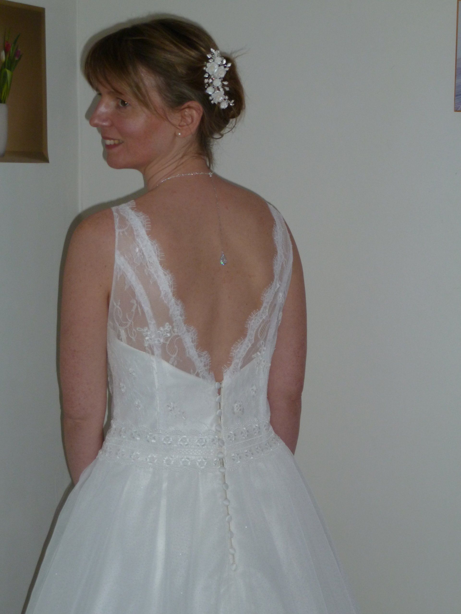 Robe de mariée princesse dos nu Rémalard
