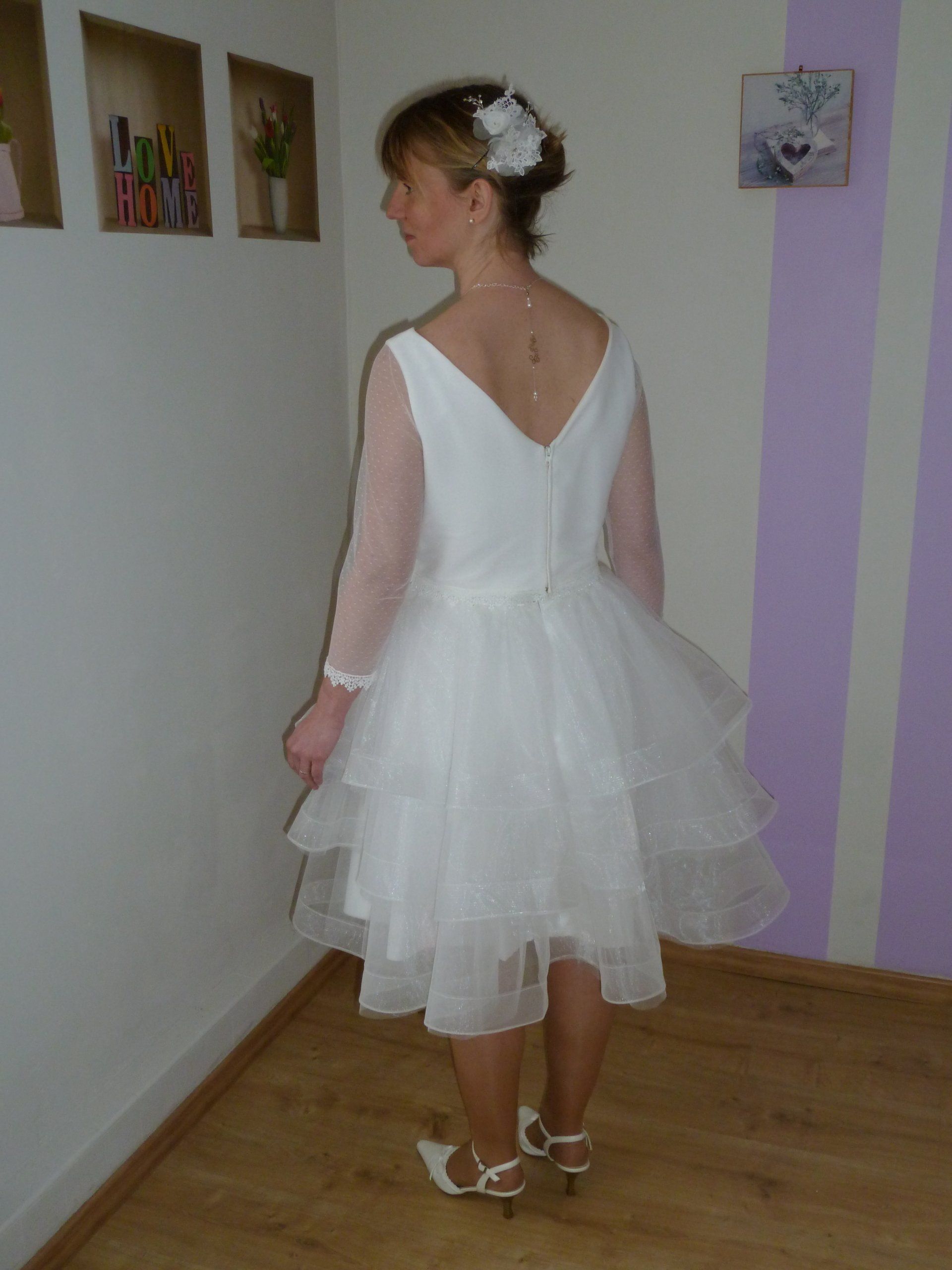 Robe deux pièces de dos