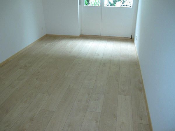 verlegter Holzboden