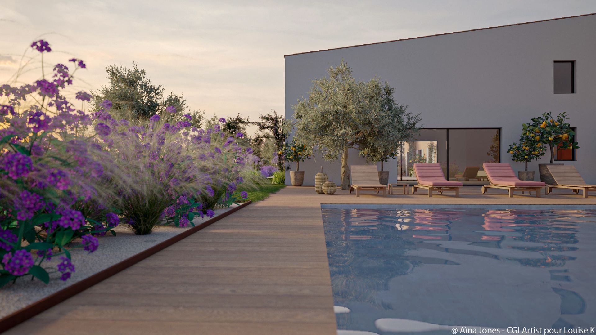 Conception de jardin par Louise K