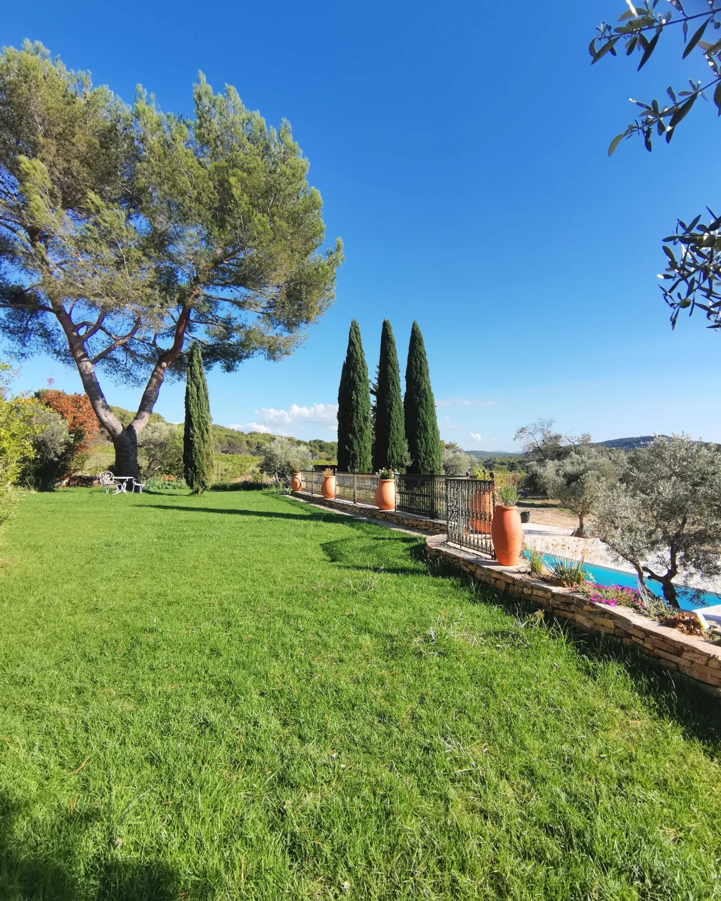 Terrain et pisicne à Aix-en-Provence 