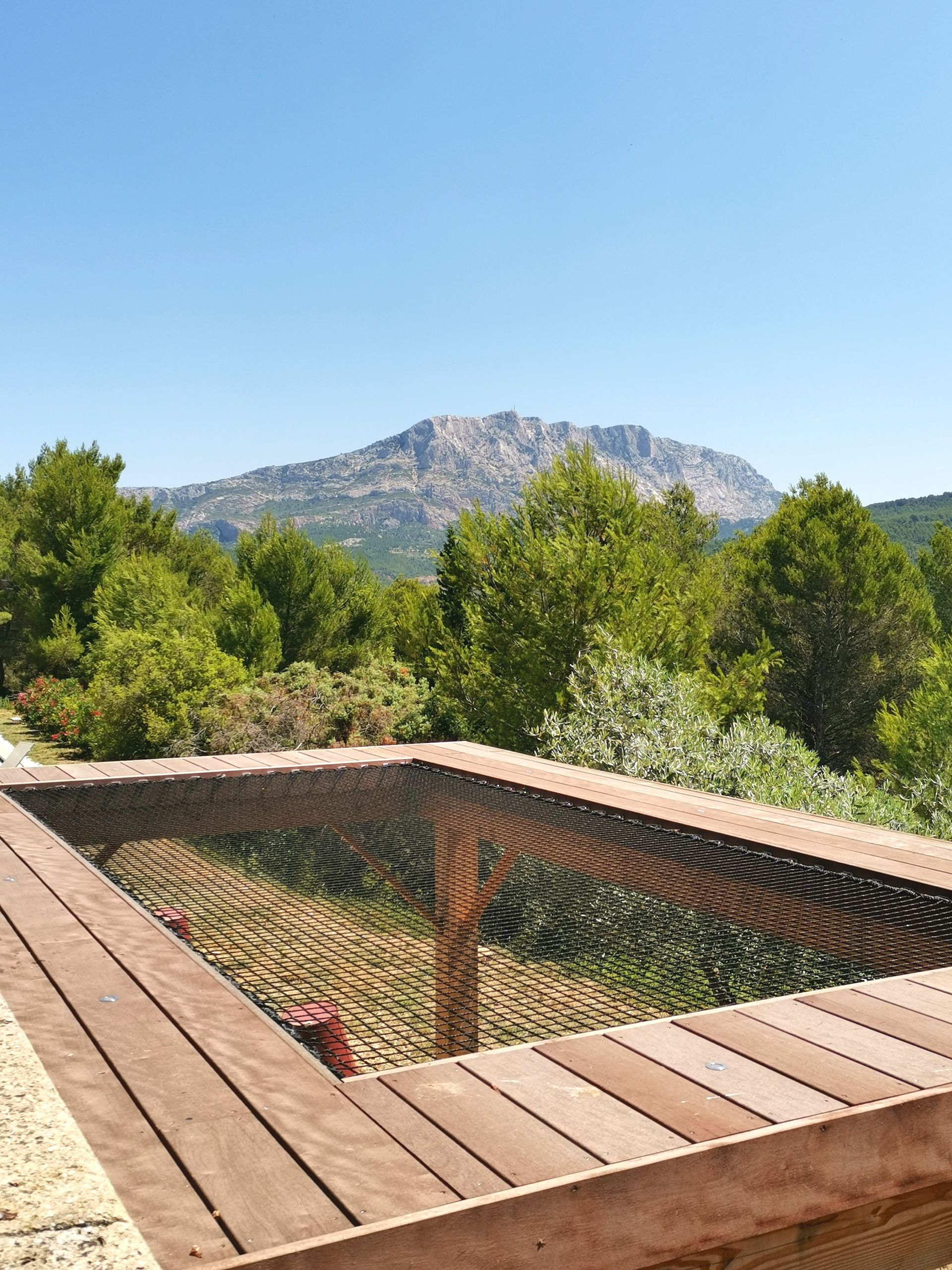 Dessus de la pergola à le Tholonet