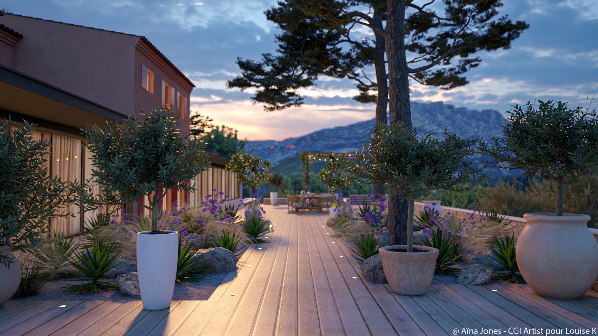 Jardin suspendu  - Tholonet