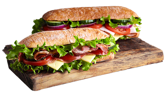 Grands sandwichs détourés