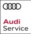 Die vier ineinander verschlungenen Ringe des Audi-Logos in schwarzer Linienführung auf weißem Hintergrund.