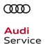 Die vier ineinander verschlungenen Ringe des Audi-Logos in schwarzer Linienführung auf weißem Hintergrund.