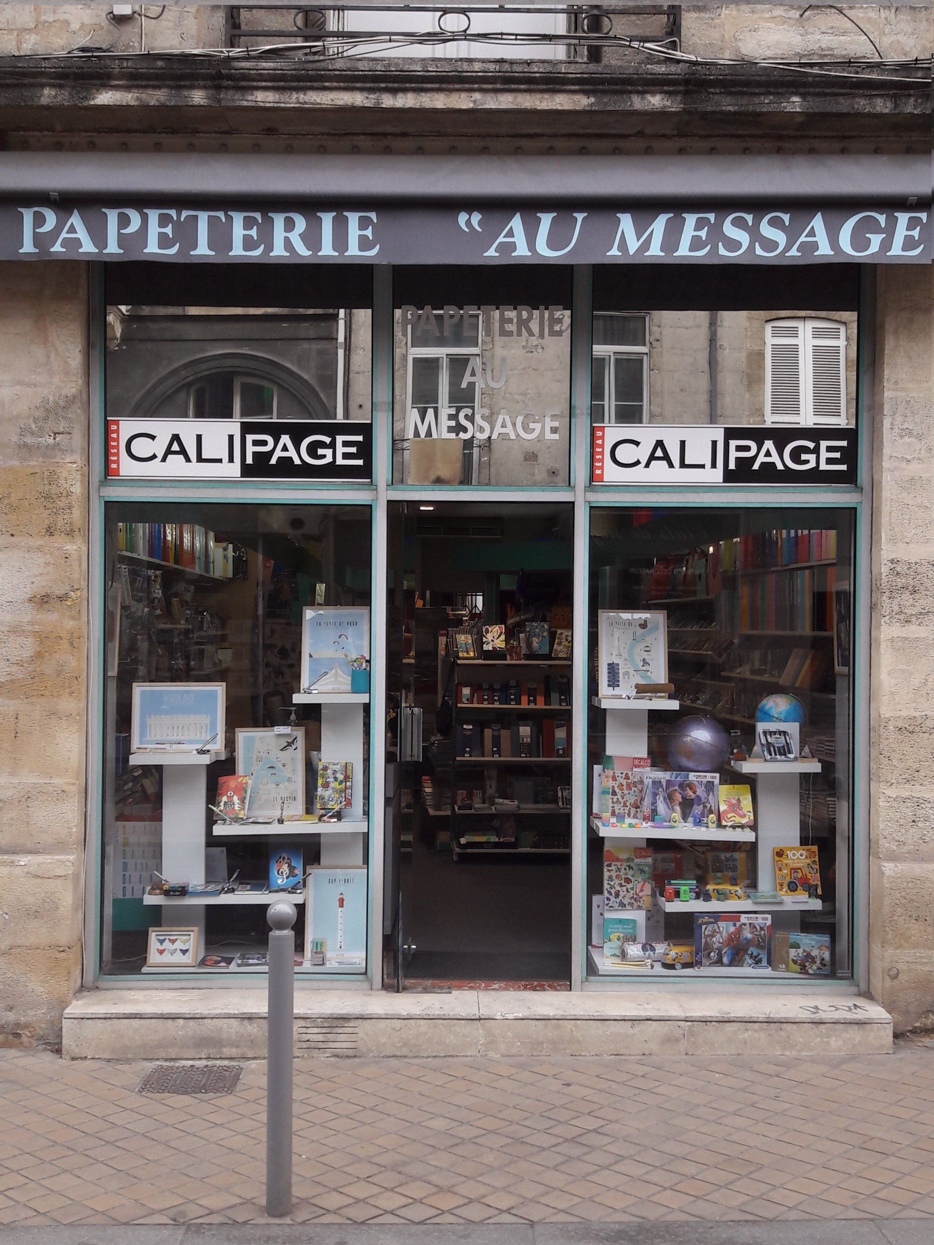Vitrine de la boutique