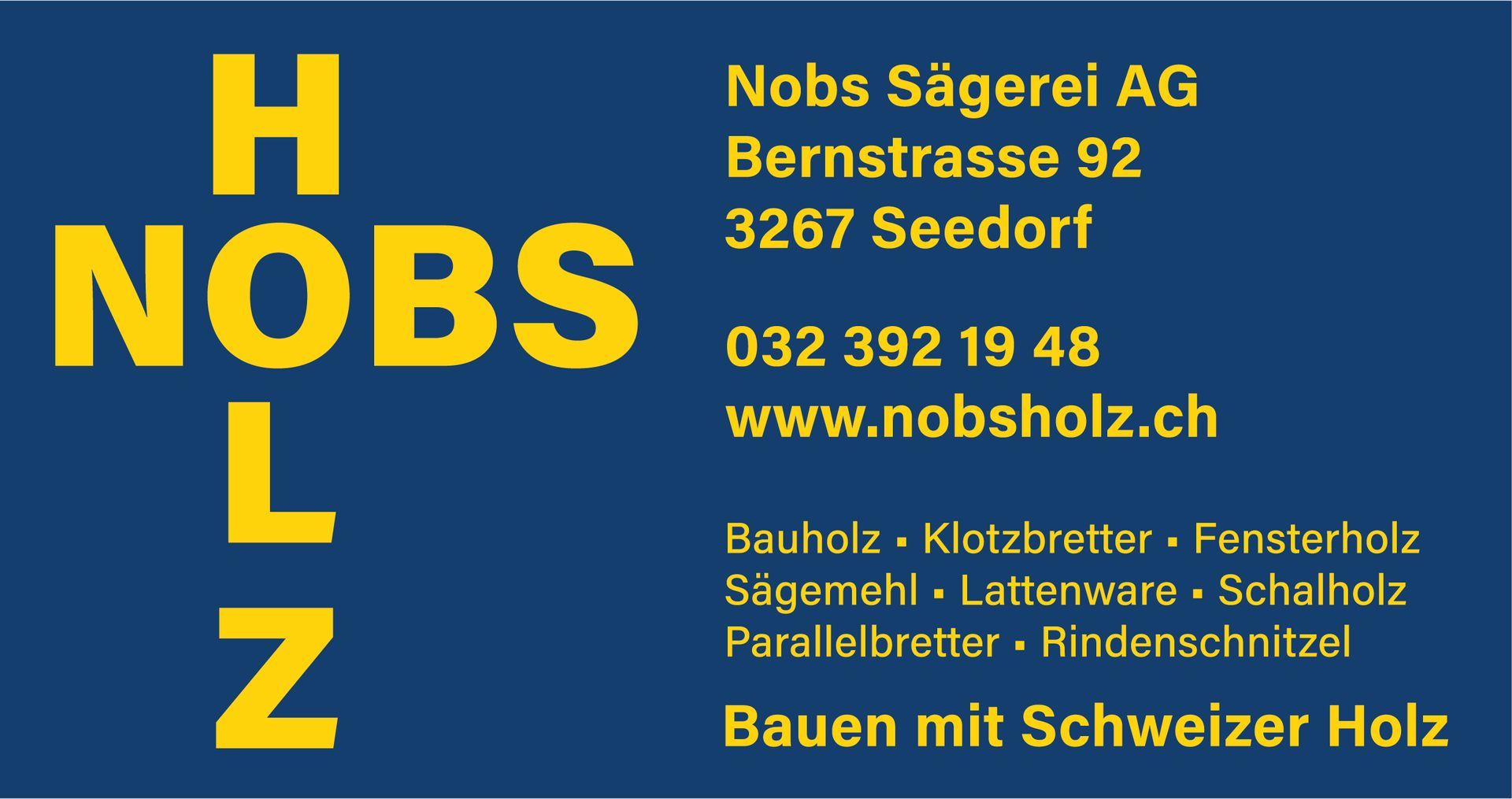 Nobs Sägerei AG logo