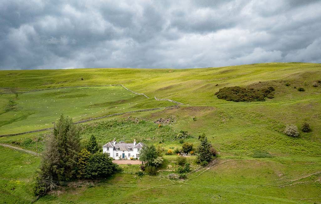 Hawks Nest Bed & Breakfast set in the Scottish Border hills