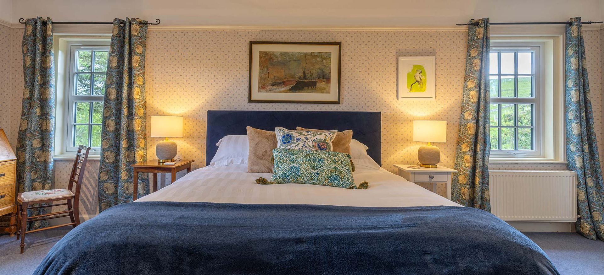 Hawks Nest Bed & Breakfast Scottish Borders Super King Bedroom