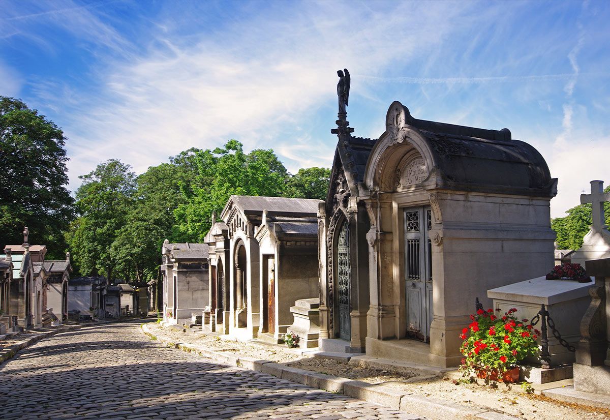 Chapelles dans un cimetière 
