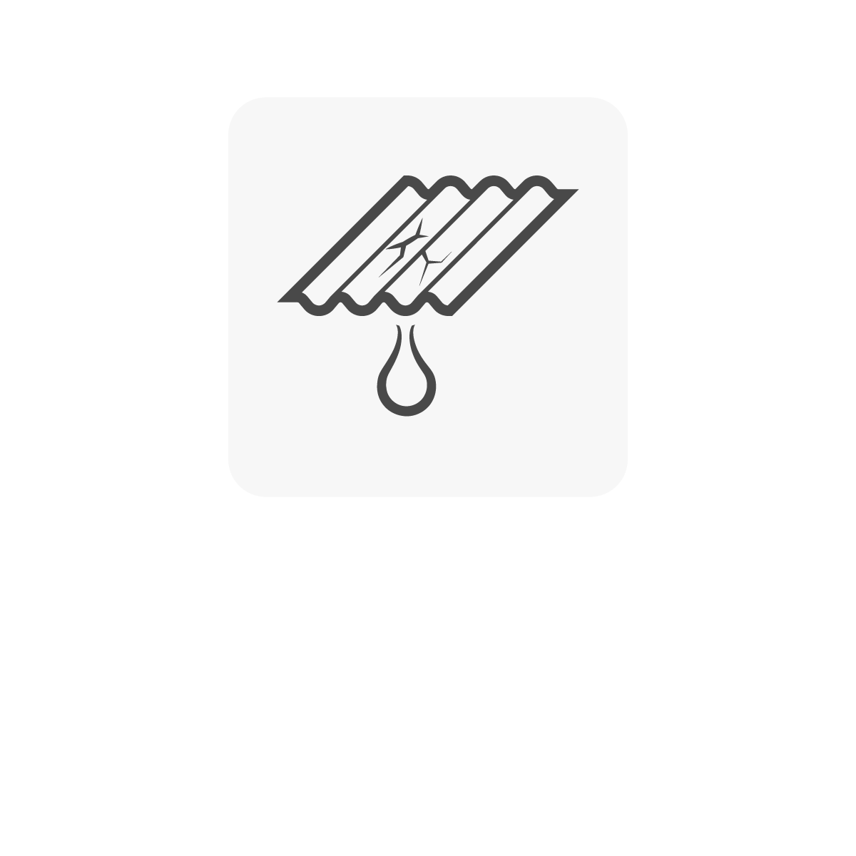 Goutte d'eau qui coule d'une tuile.