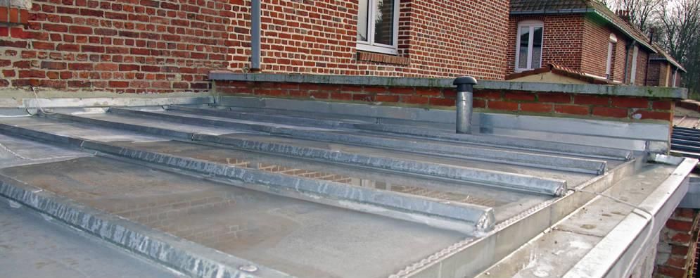 Toiture en bac acier