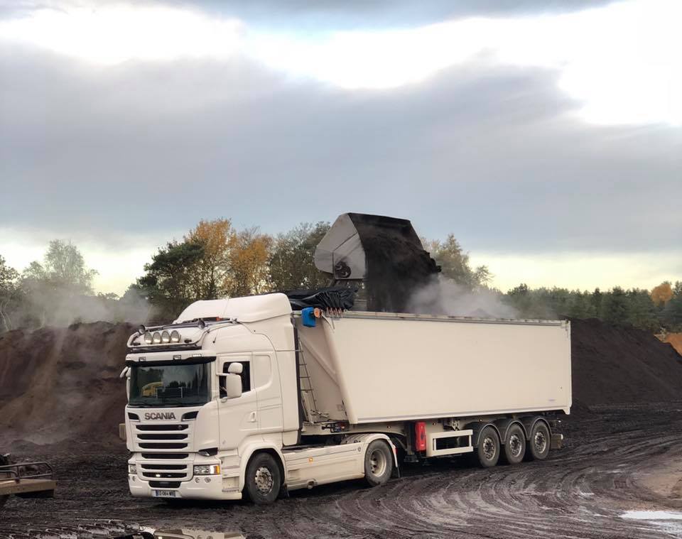 Camion de chargement